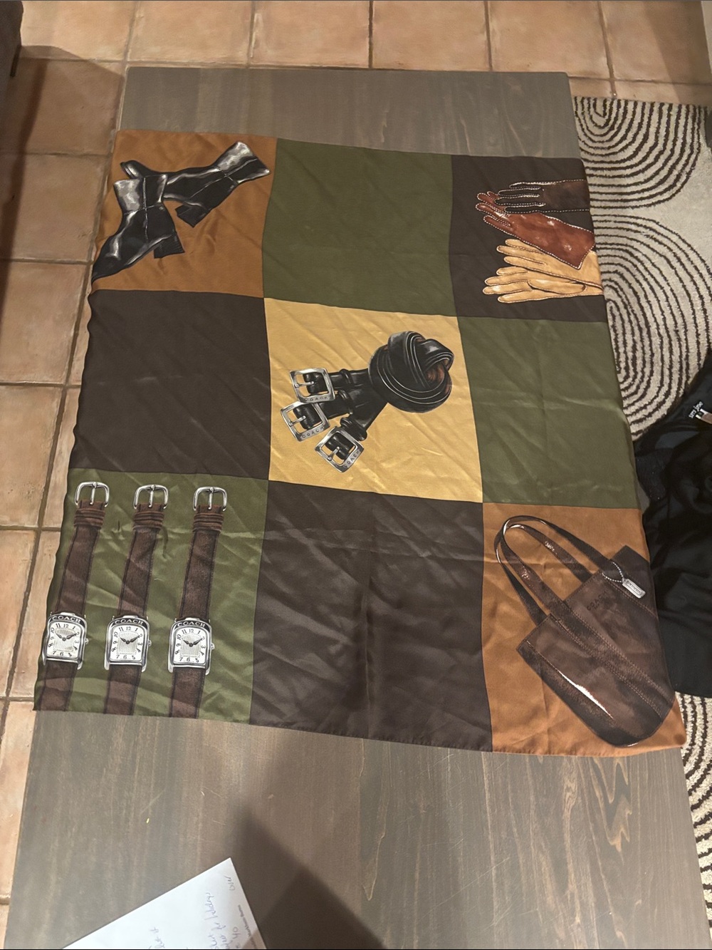 Womens coach scarf